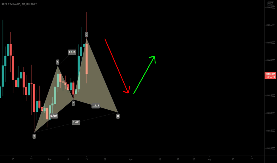 Reef token completing Cypher pattern for upto 54.5% move