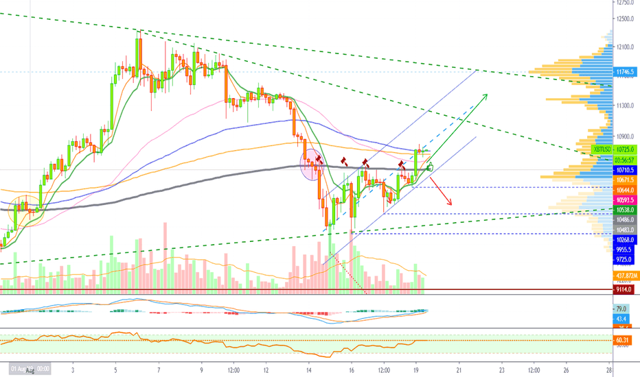 Bitcoin Breaks Pass EMA300, Next Target $11.3K or Sideways?