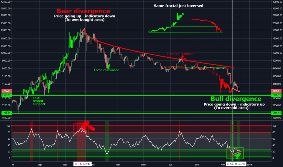Bitcoin is bottom in ? (Looks like reversal is coming)