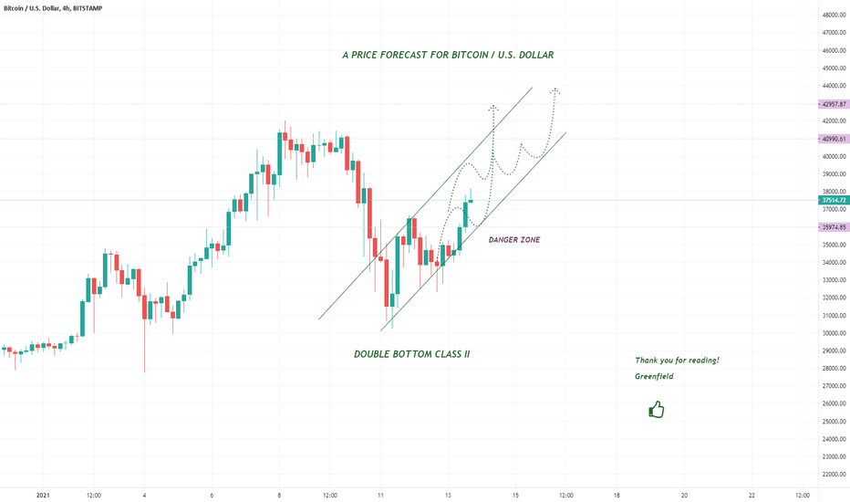 Greenfield Price Forecast for Bitcoin / U.S. Dollar on 1/13/21
