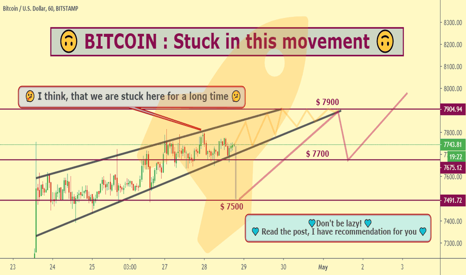  🙃 BITCOIN : Stuck in this movement 🙃
