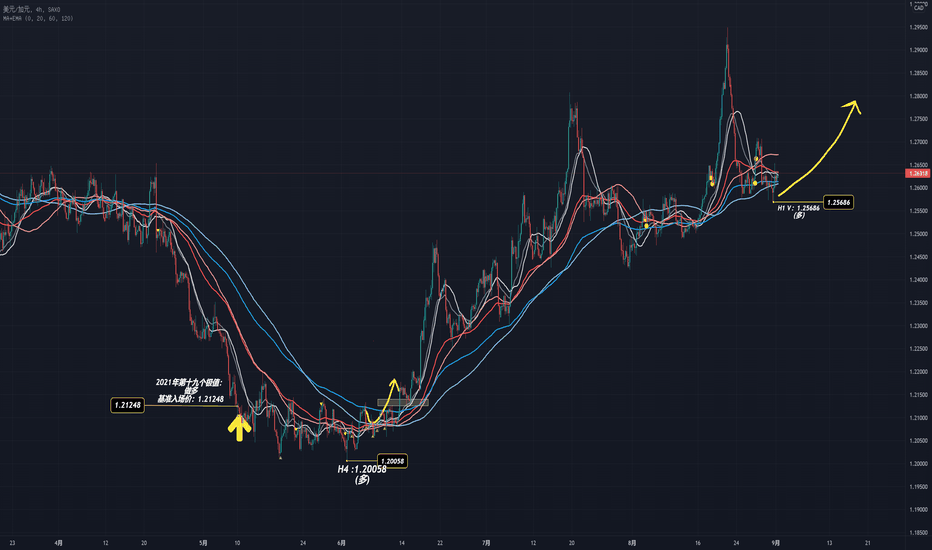 USDCAD 再次上涨的启动点