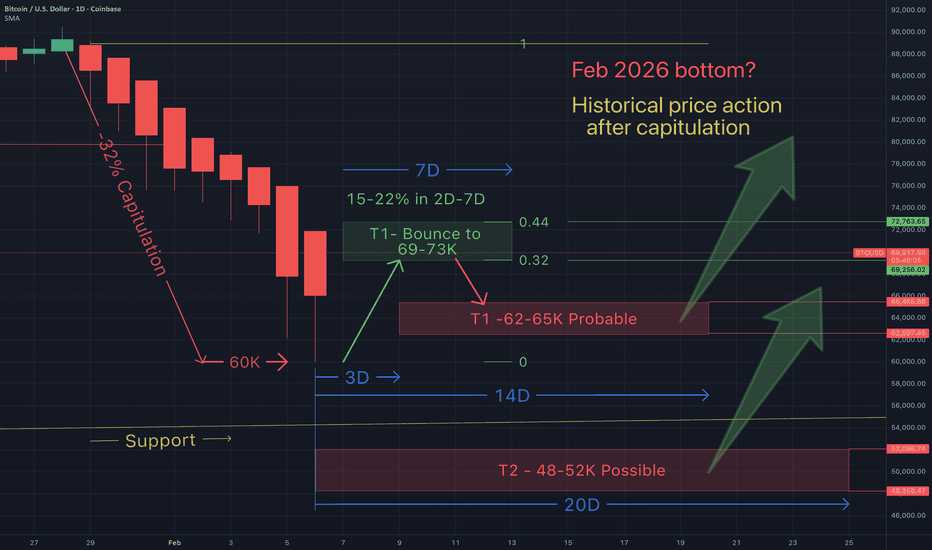 Bitcoin -Is $60K the bottom...or $48K next...before lift off?