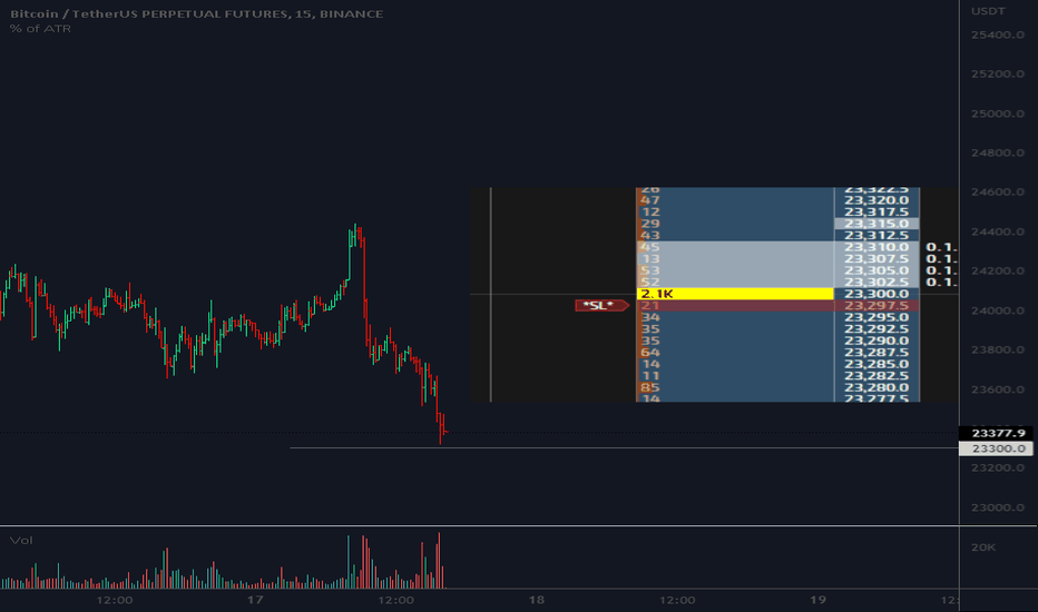 BTC big size (2100 coins) is at $23300