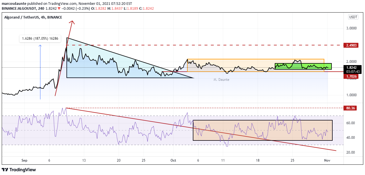 BINANCE:ALGOUSDT Idea Chart Image by marcosdaunte