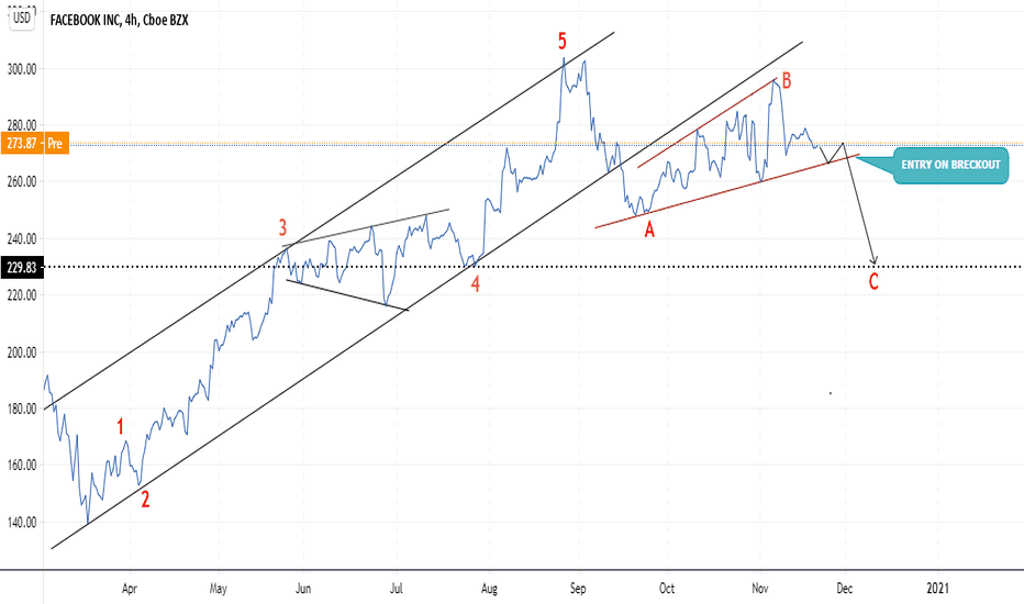 FB Elliot wave Forecasting
