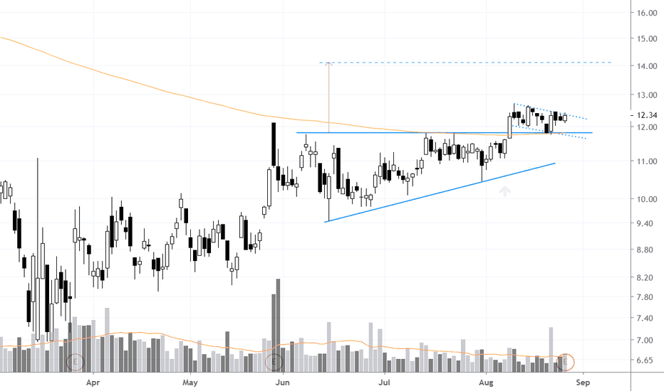 TITN #Flag Post #SymmetricalTriangle #Breakout