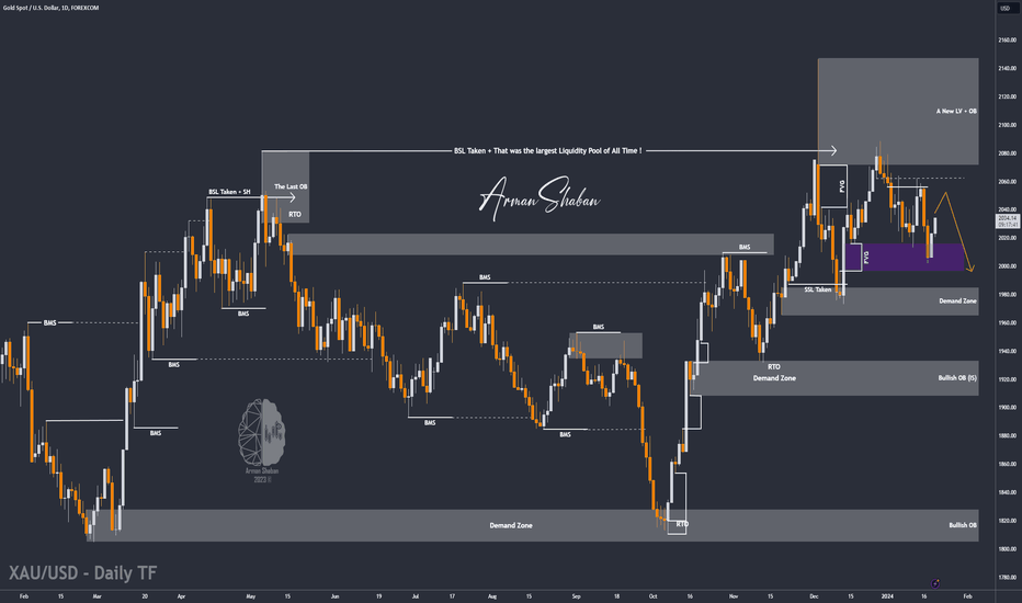 🔥 XAU/USD - First Long , Then SHORT ? (READ THE CAPTION)