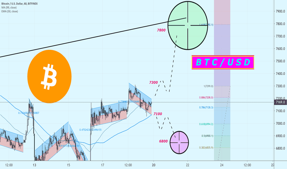 BTC / USD — Two Targets, One shot?
