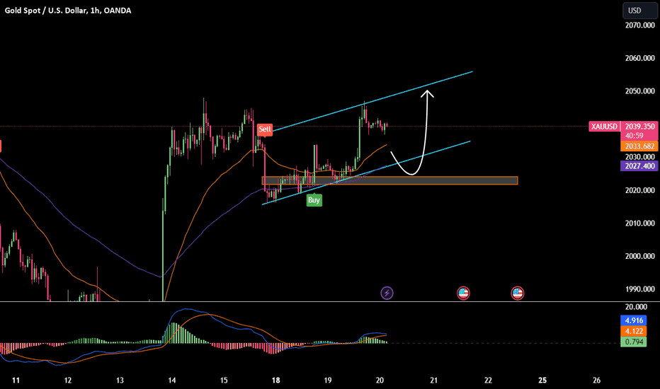 💡 XAUUSD: Continue to increase