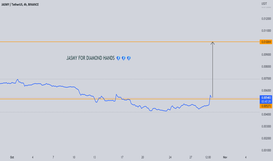✅JASMY FOR DIAMOND HANDS💎 : 85% TO GO FOR TARGET 1