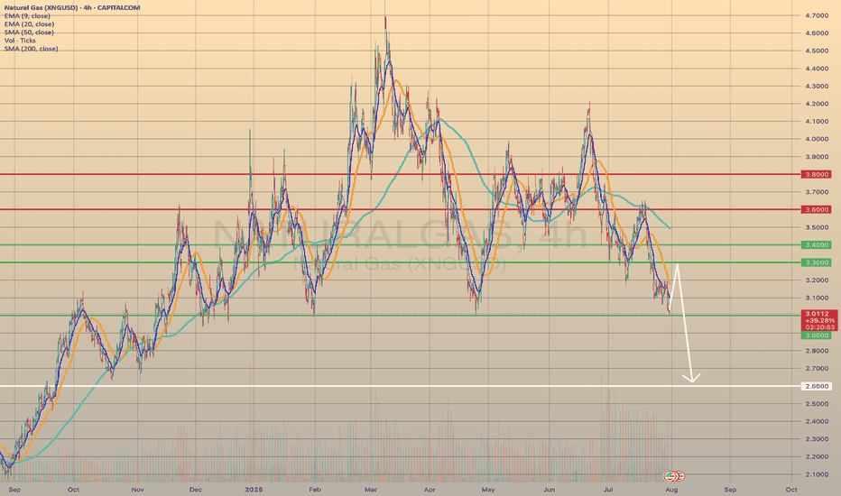 NATURAL GAS REACHED THE KEY SUPPORT LEVEL. WHERE TO GO NEXT?