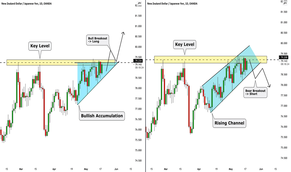 NZDJPY: Two Scenarios & Your Trading Plan 🇳🇿🇯🇵