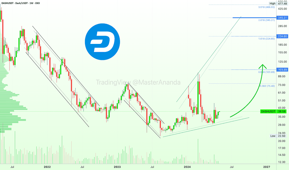 Dash · Long-term Growth & Wave Analysis, New ATH Possible