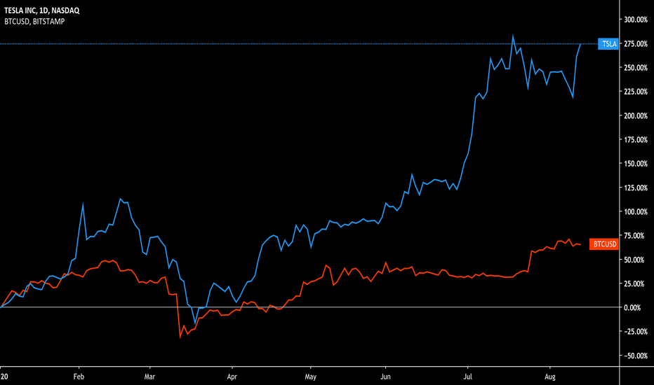 Tesla and Bitcoin: The Most Viewed Assets in America