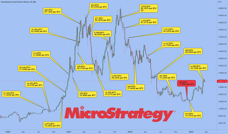 MicroStrategy - Bitcoin Holdings Chart & Purchase History