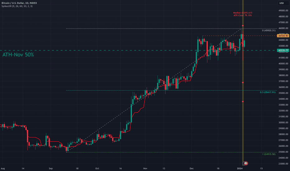 Bitcoin Spike on Daily