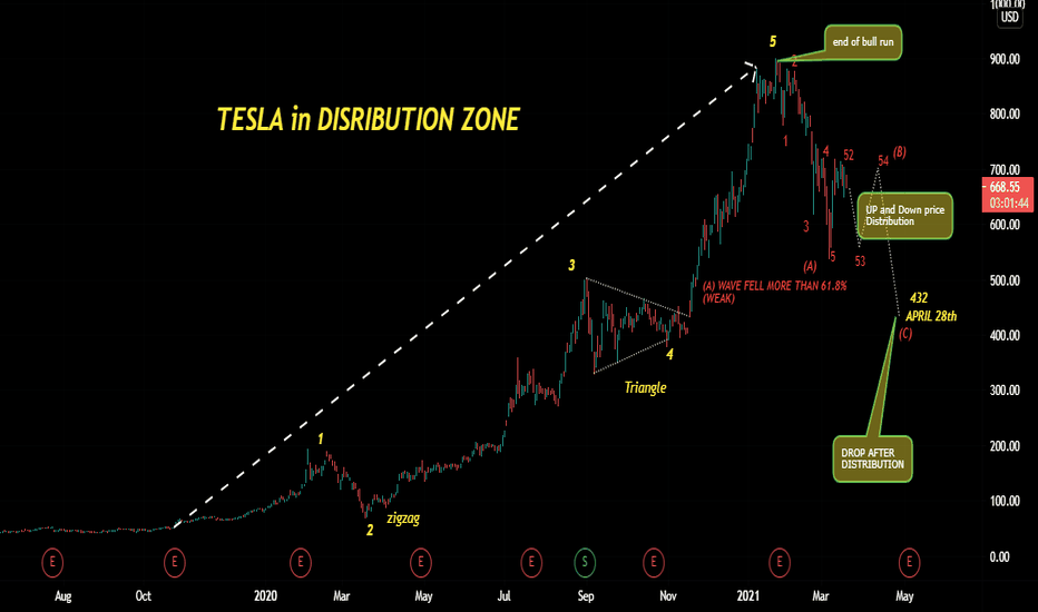 TESLA IN DISTRIBUTION ZONE