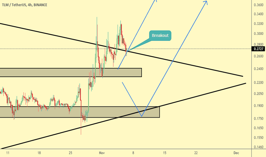 TLM BROKE OUT THE TREND LINE