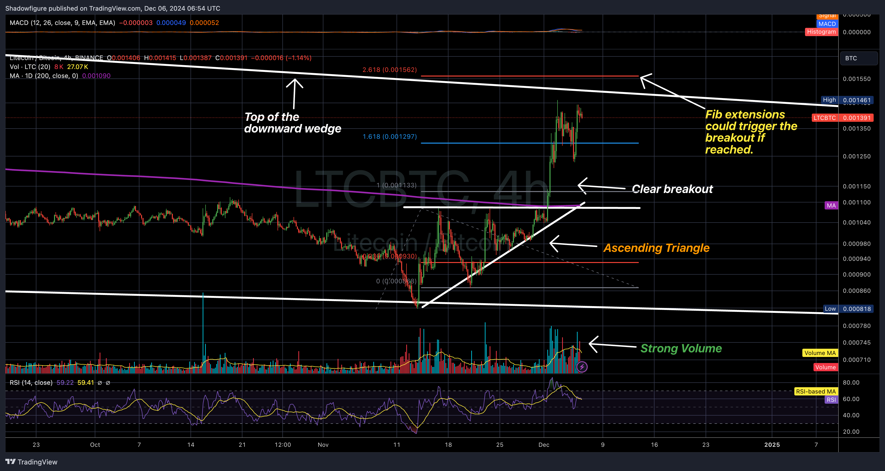 BINANCE:LTCBTC ภาพชาร์ต โดย Shadowfigure