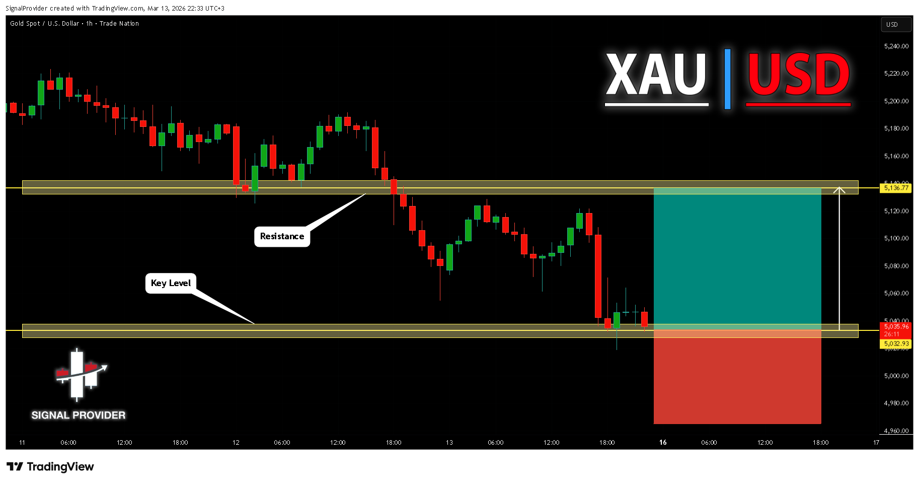 TRADENATION:XAUUSD Chart Image by SignalProvider