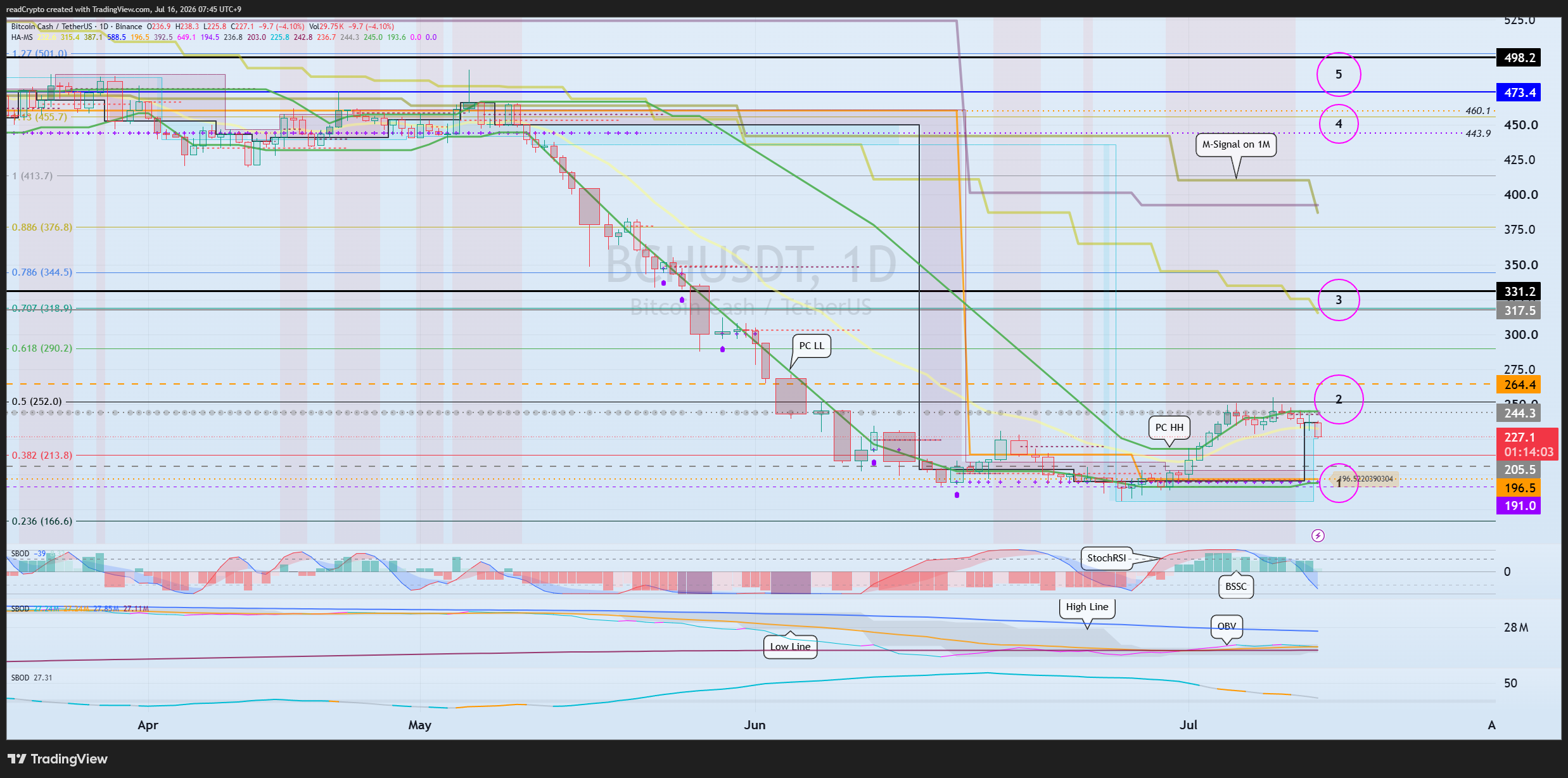 BINANCE:BCHUSDT Chart Image by readCrypto
