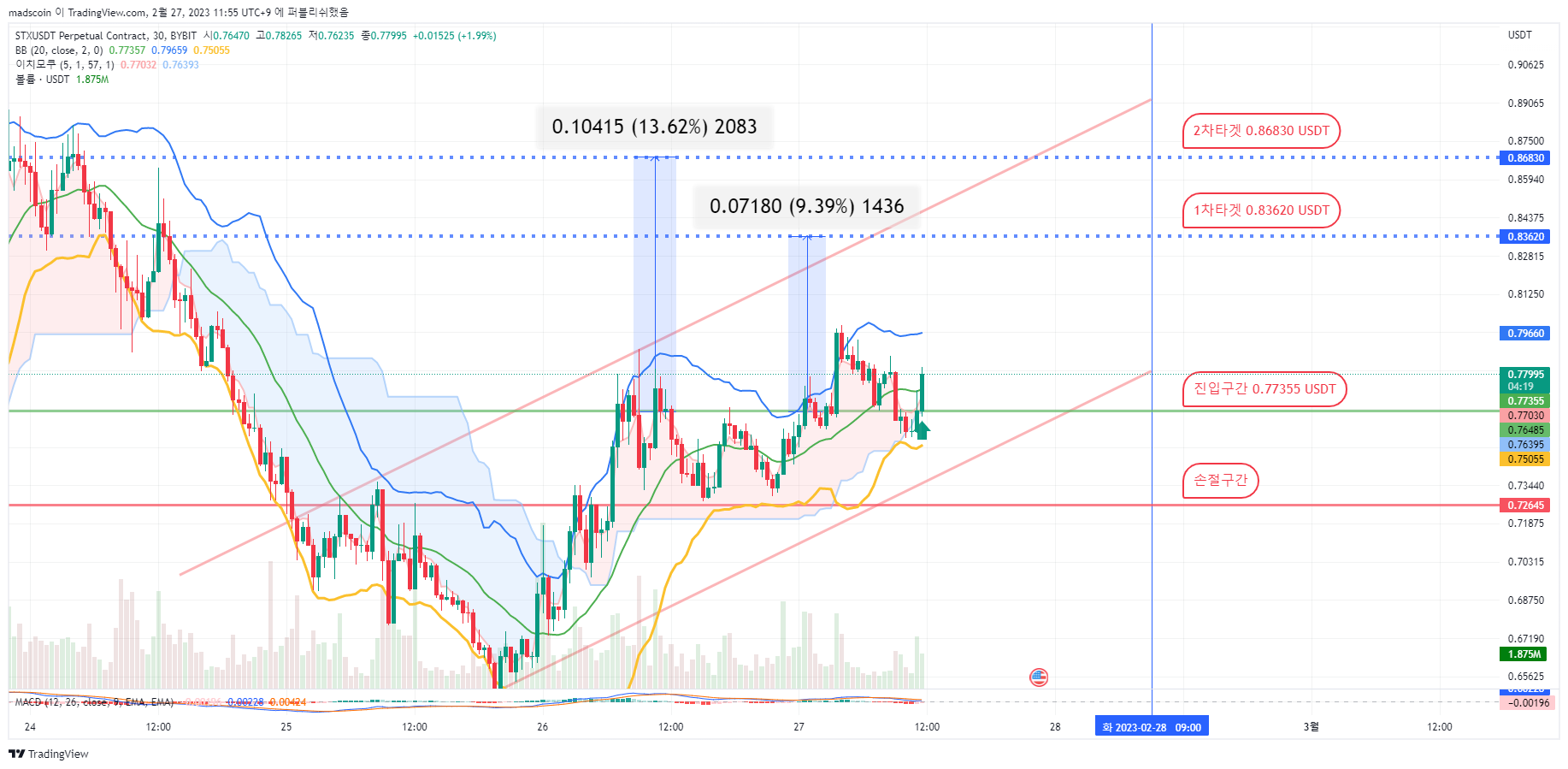 BYBIT:STXUSDT.P Chart Image by madscoin