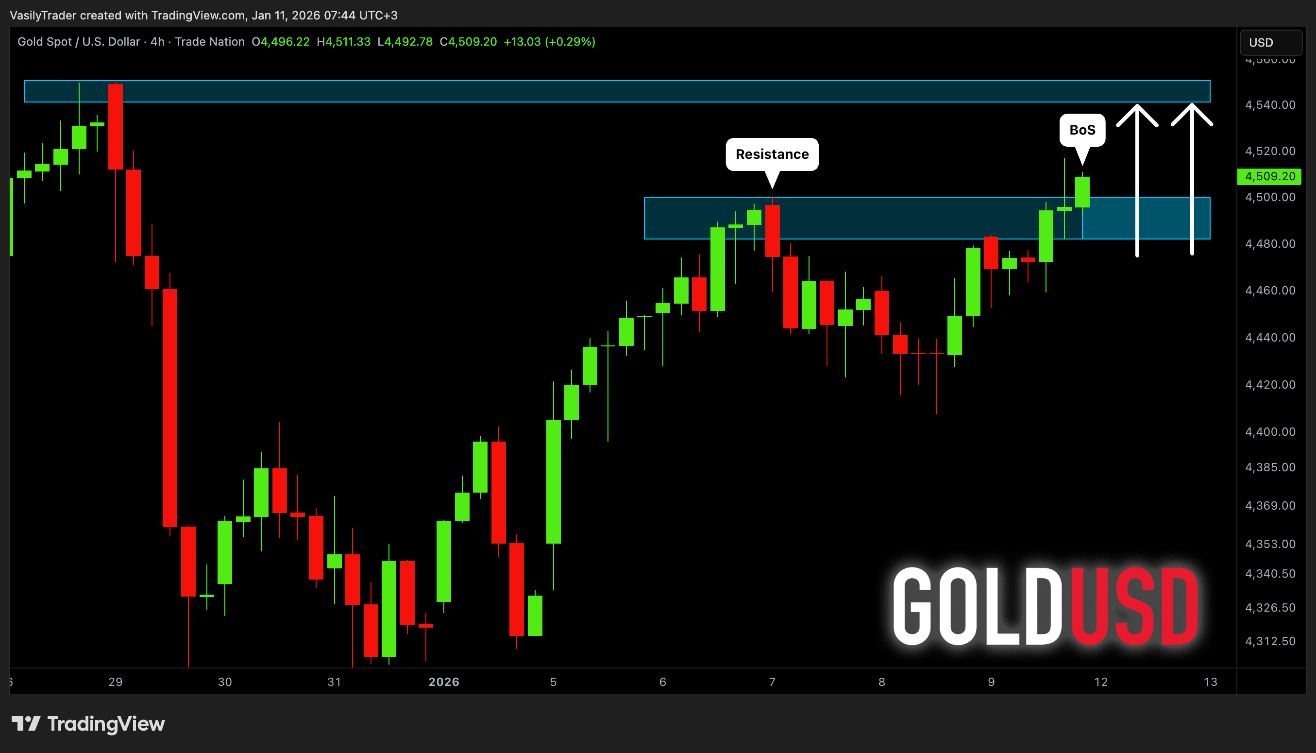 TRADENATION:XAUUSD Chart Image by VasilyTrader
