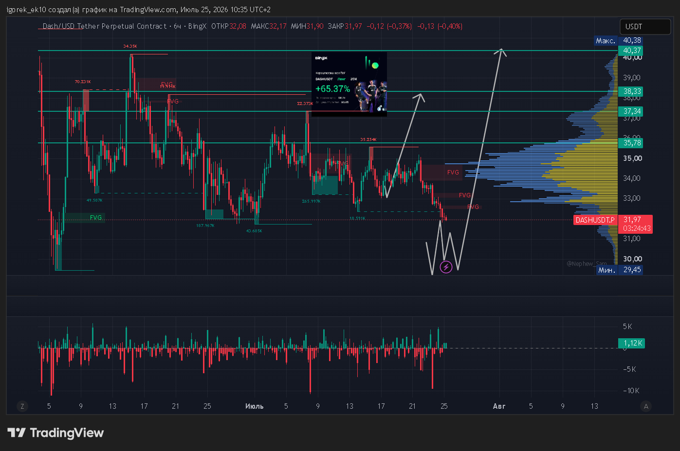 BINGX:DASHUSDT.P Chart Image by igorek_ek10