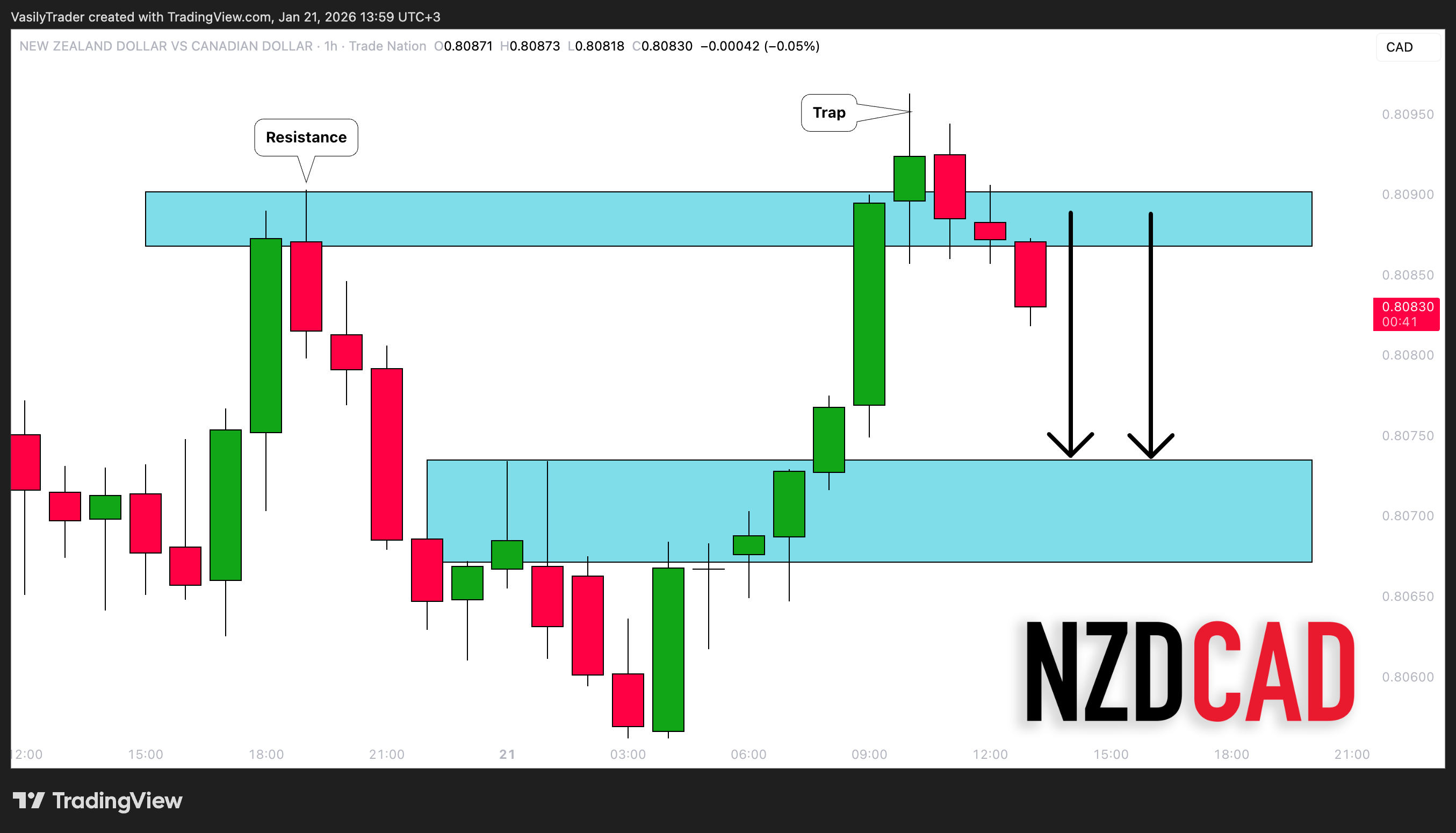 TRADENATION:NZDCAD Image du graphique par VasilyTrader