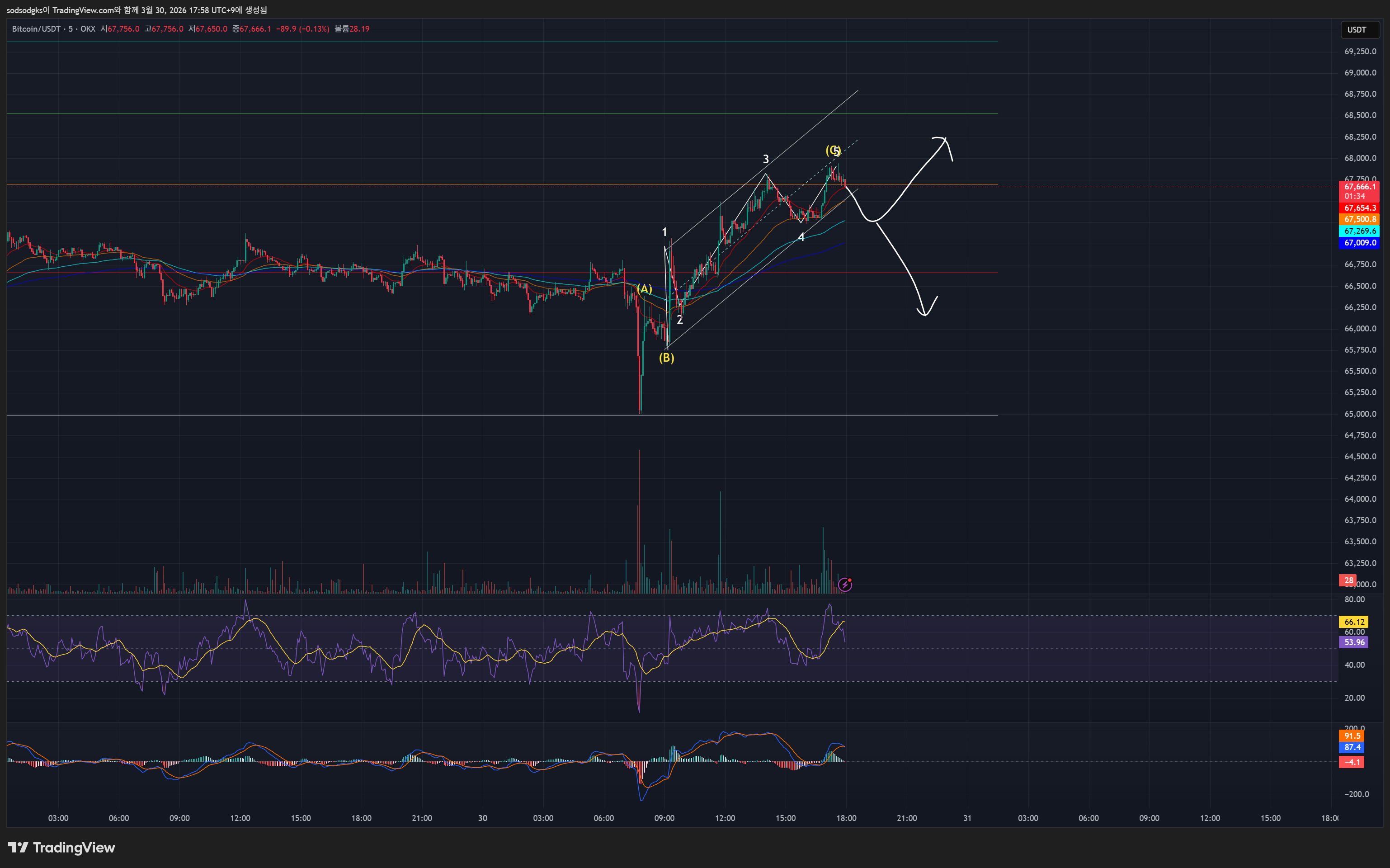 OKX:BTCUSDT Chart Image by sodsodgks