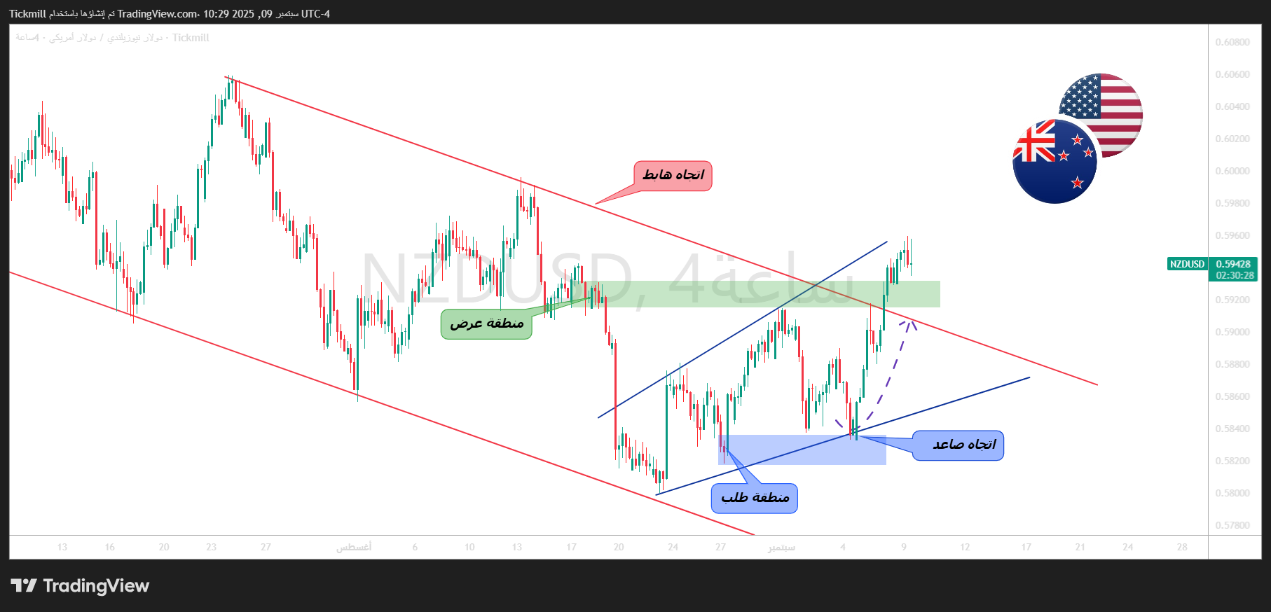 TICKMILL:NZDUSD Chart Image by Tickmill
