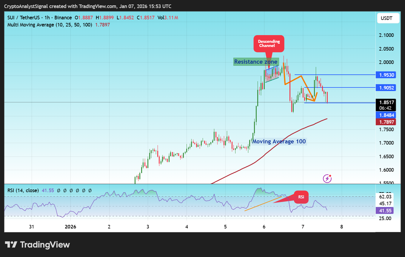 BINANCE:SUIUSDT Chart Image by CryptoAnalystSignal