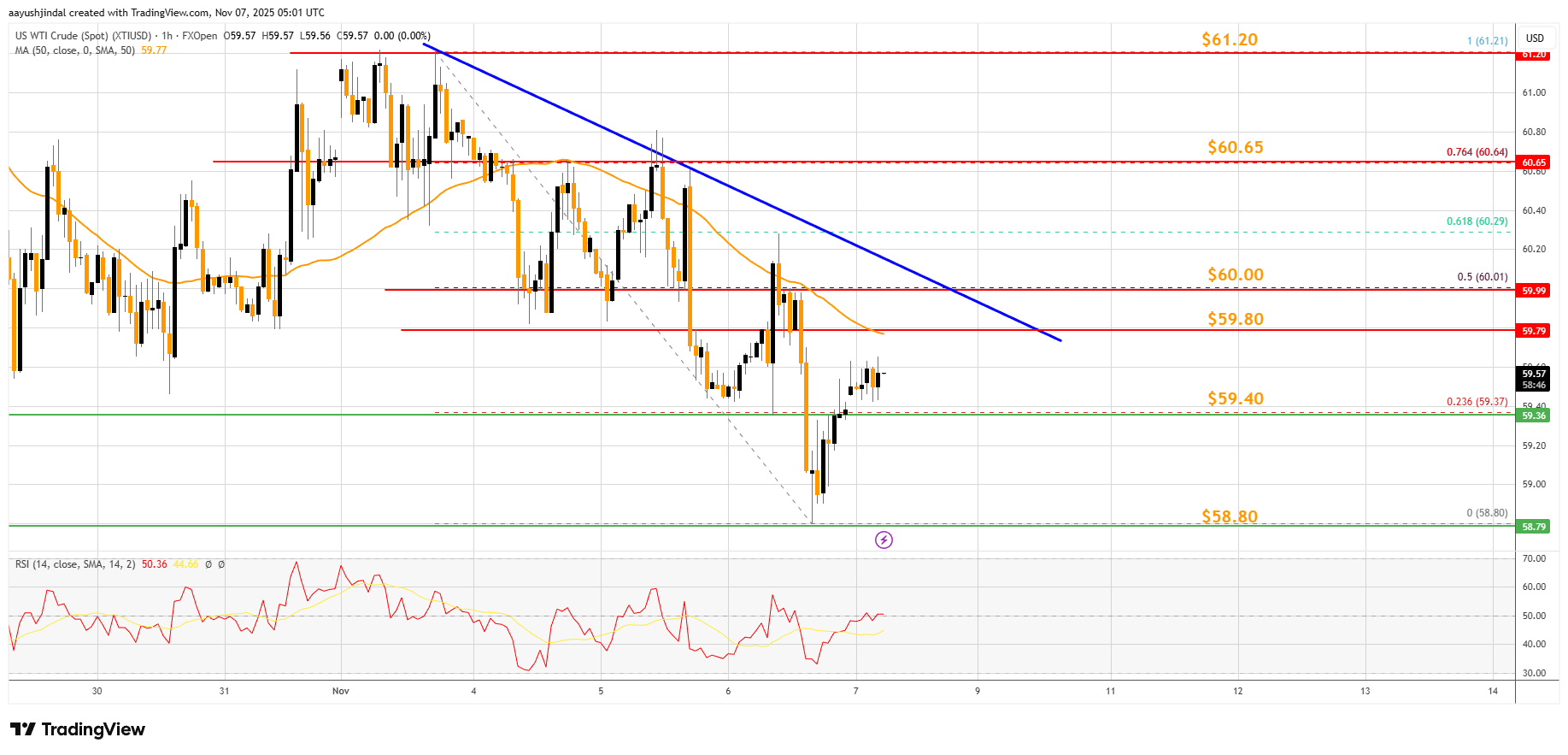 FXOPEN:XTIUSD Chart Image by aayushjindal