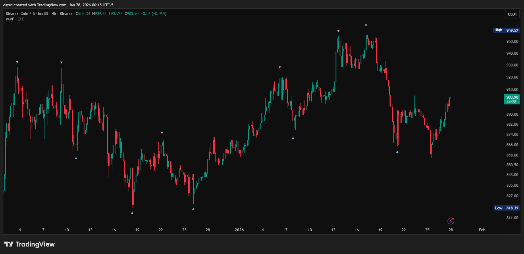 BINANCE:BNBUSDT Chart Image by dgtrd