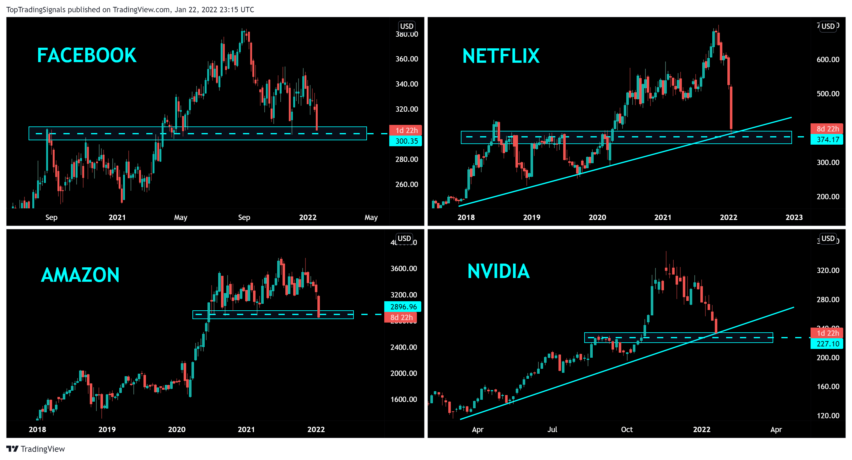 NASDAQ:NVDA Chart Image by TopTradingSignals
