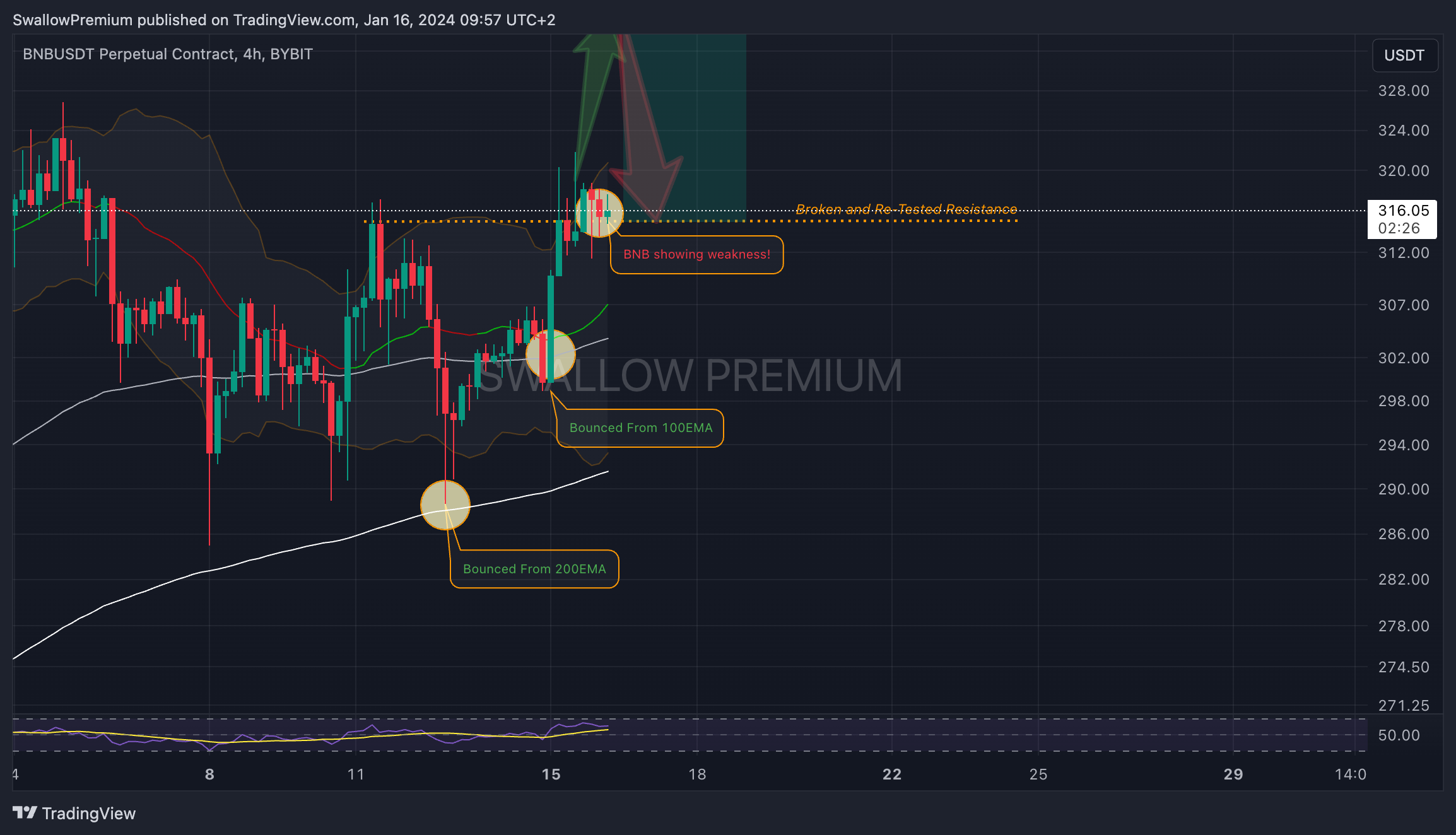 BYBIT:BNBUSDT.P Chart Image by SwallowAcademy