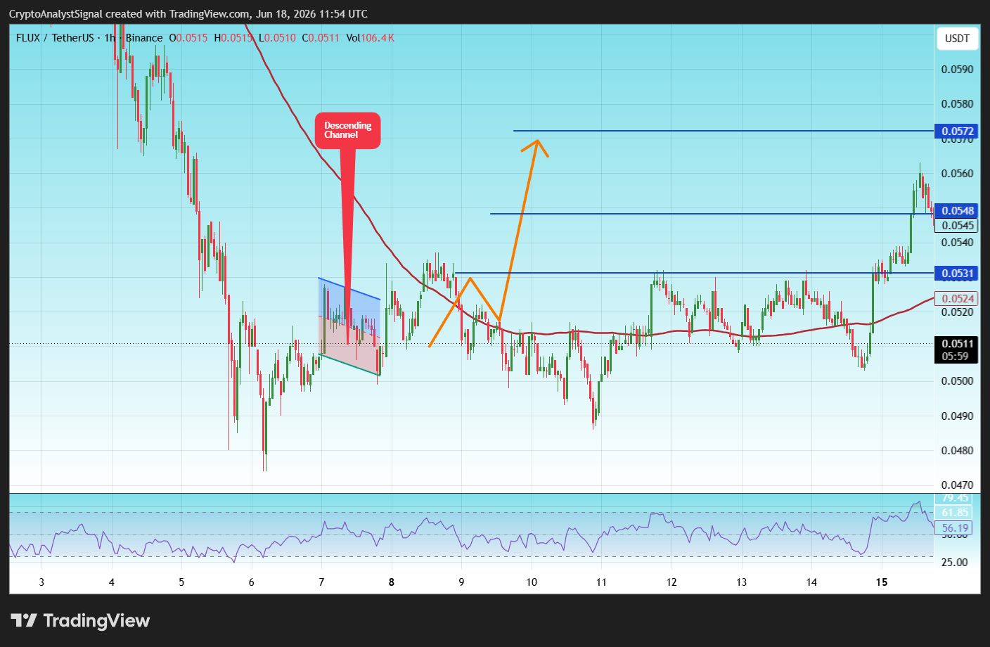 BINANCE:FLUXUSDT Chart Image by CryptoAnalystSignal