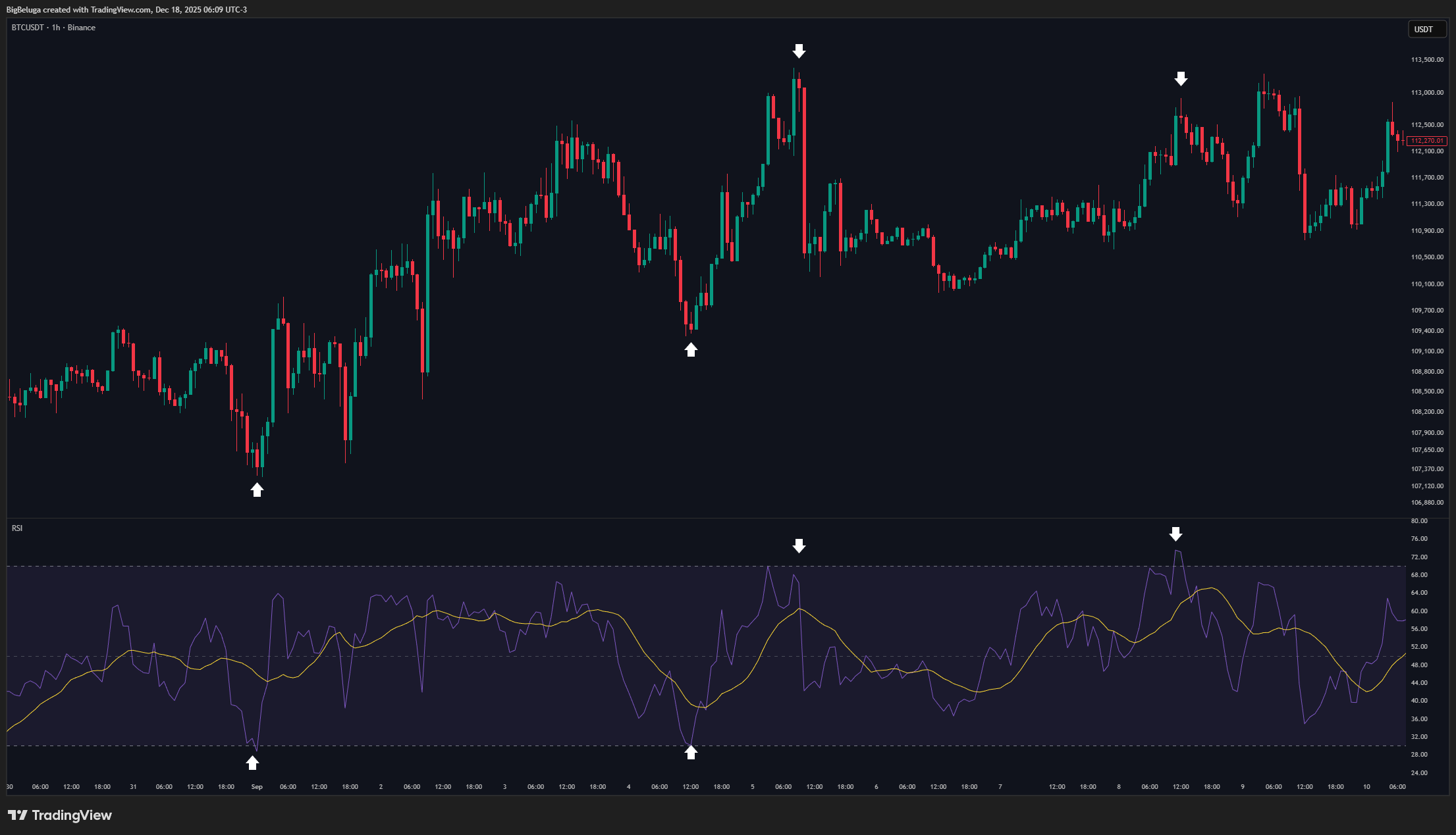 BigBeluga tarafından BINANCE:BTCUSDT Grafik Görseli