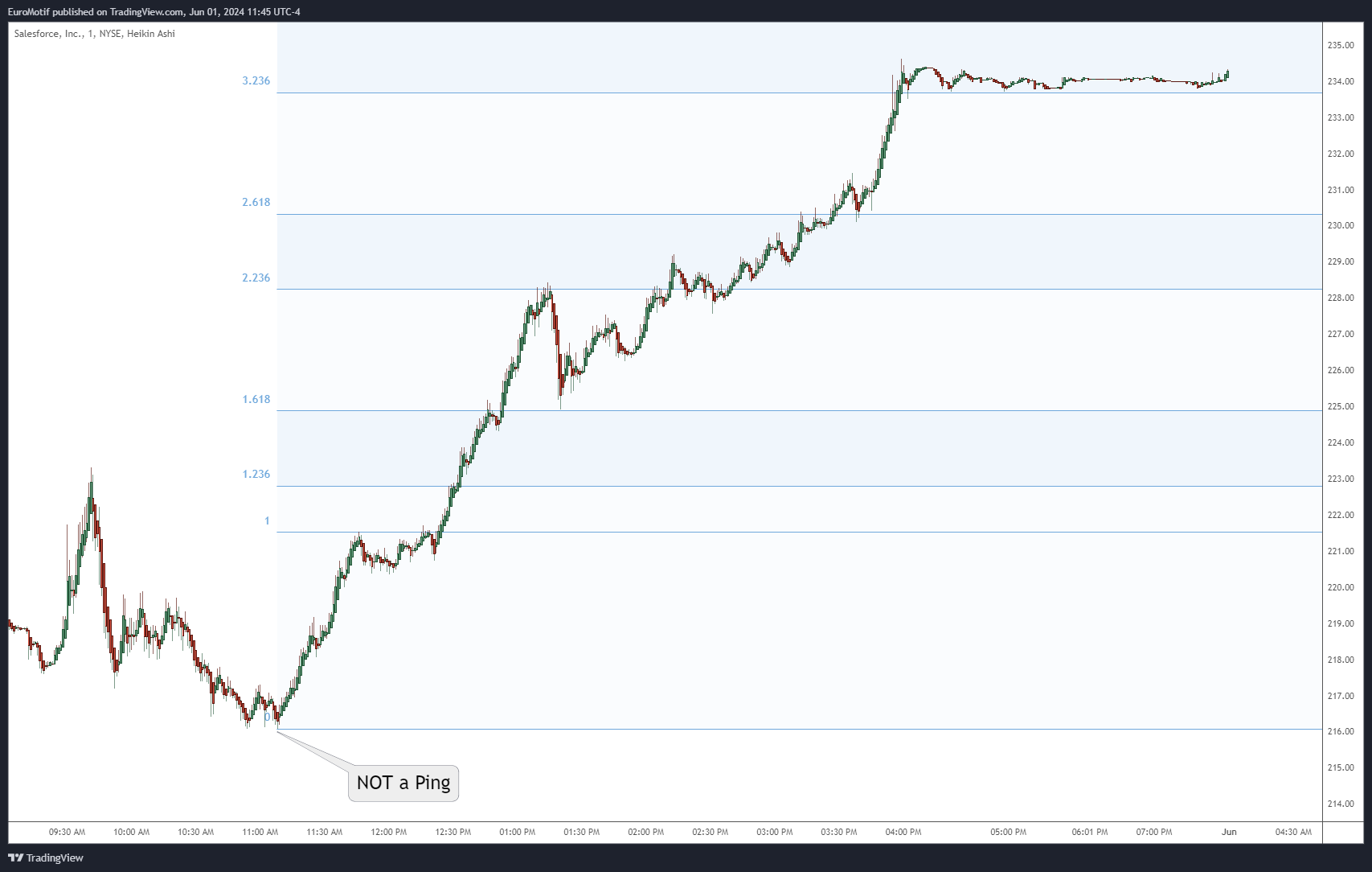 NYSE:CRM Chart Image by EuroMotif