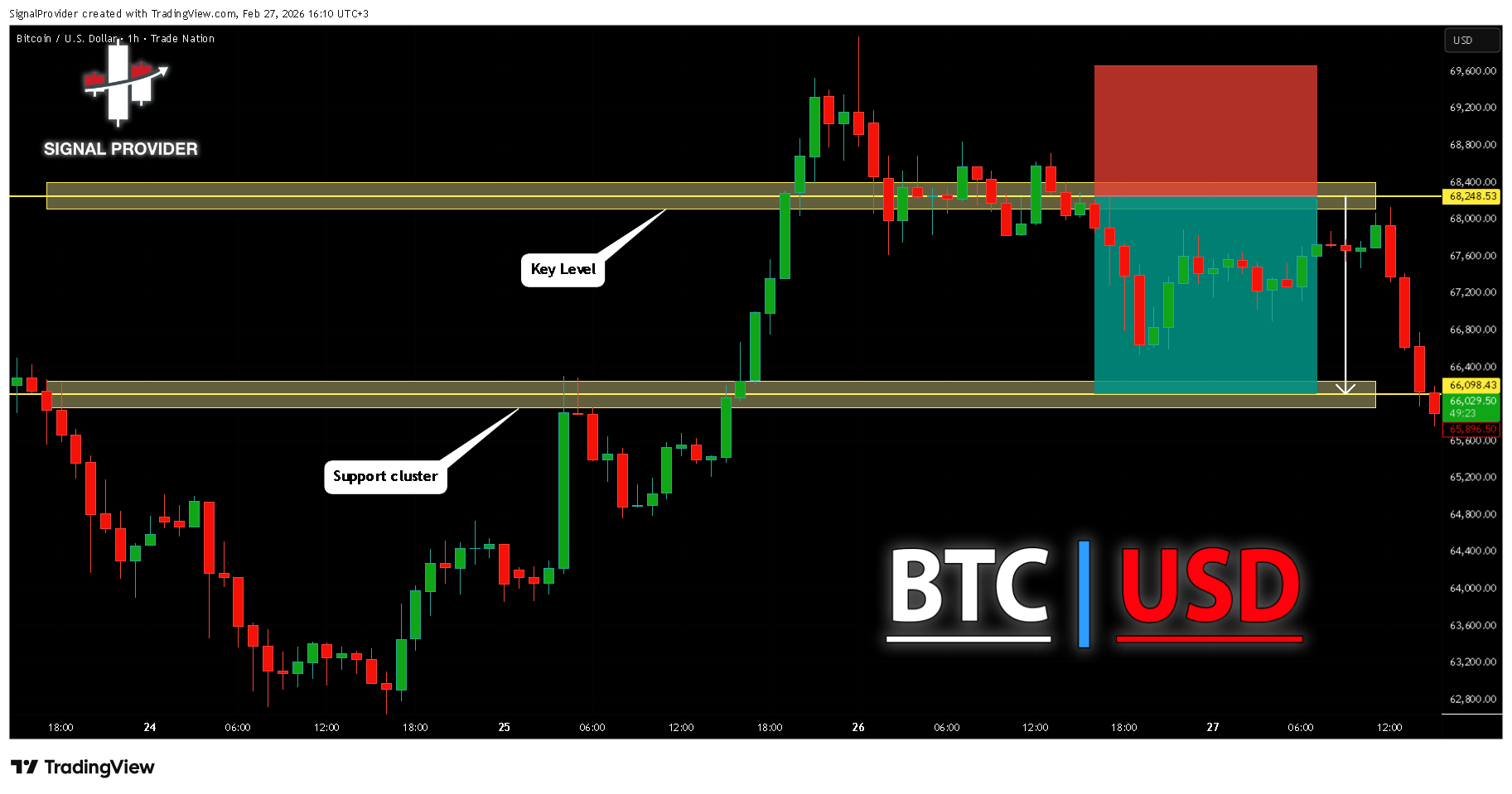 TRADENATION:BTCUSD ภาพชาร์ต โดย SignalProvider