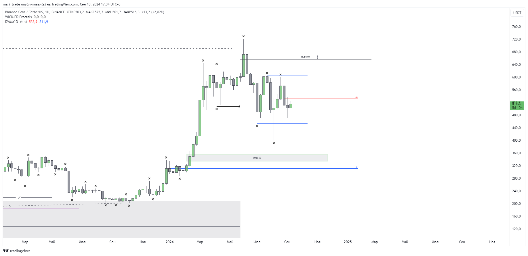 BINANCE:BNBUSDT Chart Image by mari_trade