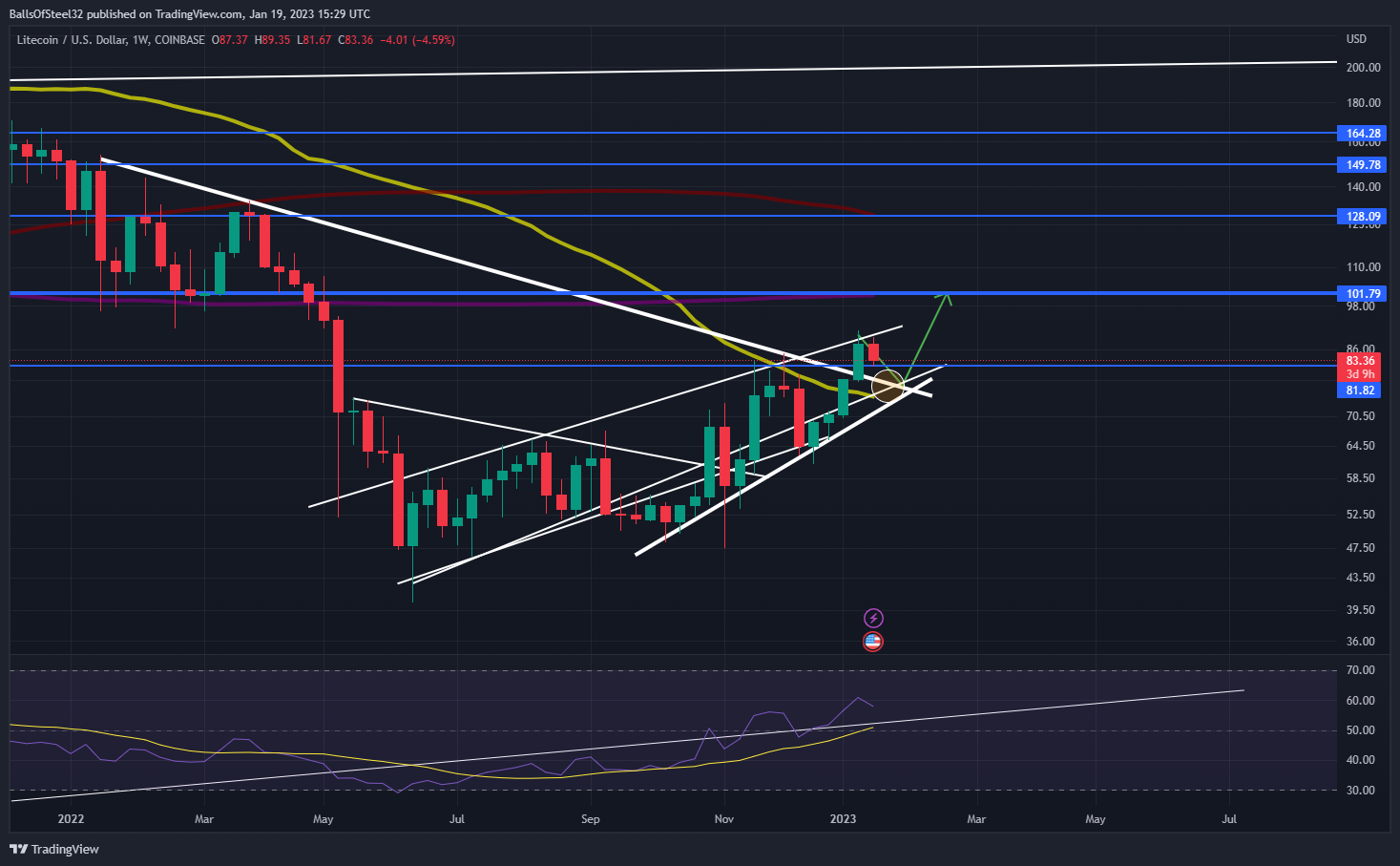 COINBASE:LTCUSD Chart Image by Stainlessnuts69