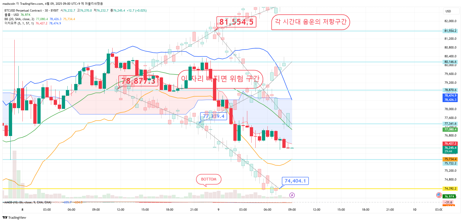 BYBIT:BTCUSD.P Chart Image by madscoin