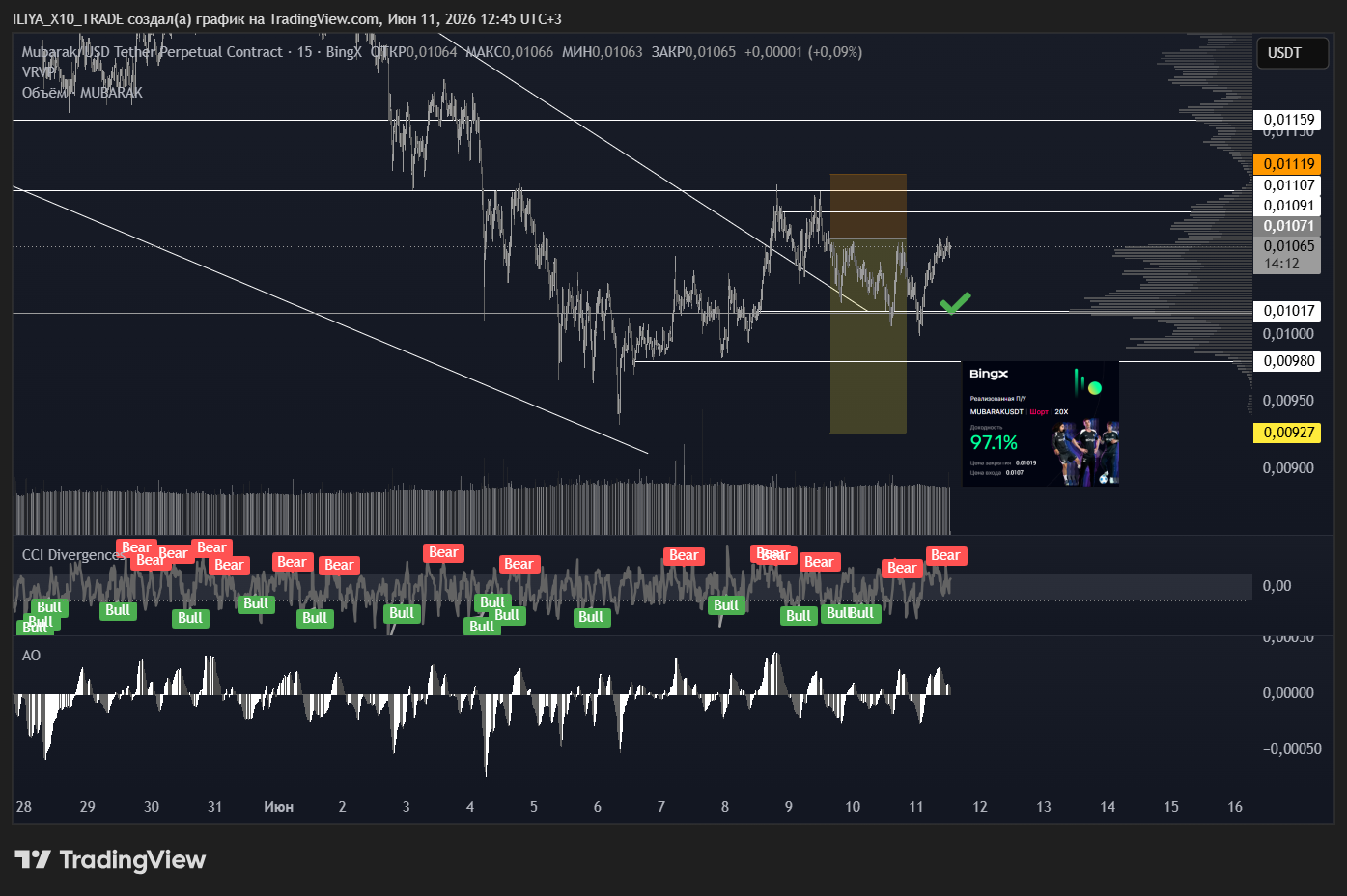 BINGX:MUBARAKUSDT.P Chart Image by ILIYA_X10_TRADE