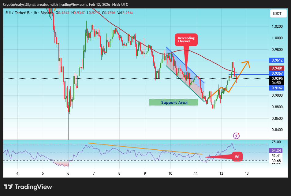 BINANCE:SUIUSDT Chart Image by CryptoAnalystSignal