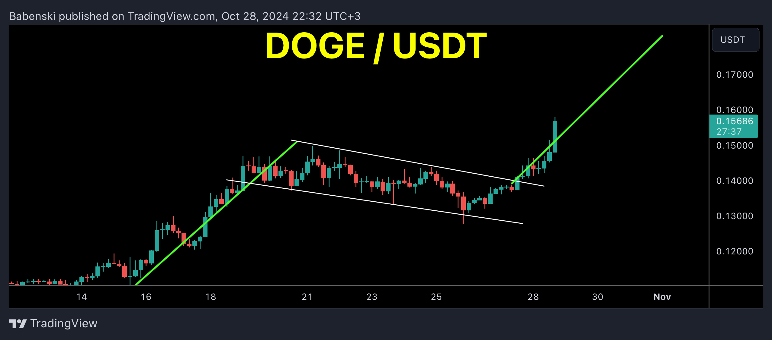 BINANCE:DOGEUSDT Chart Image by Babenski