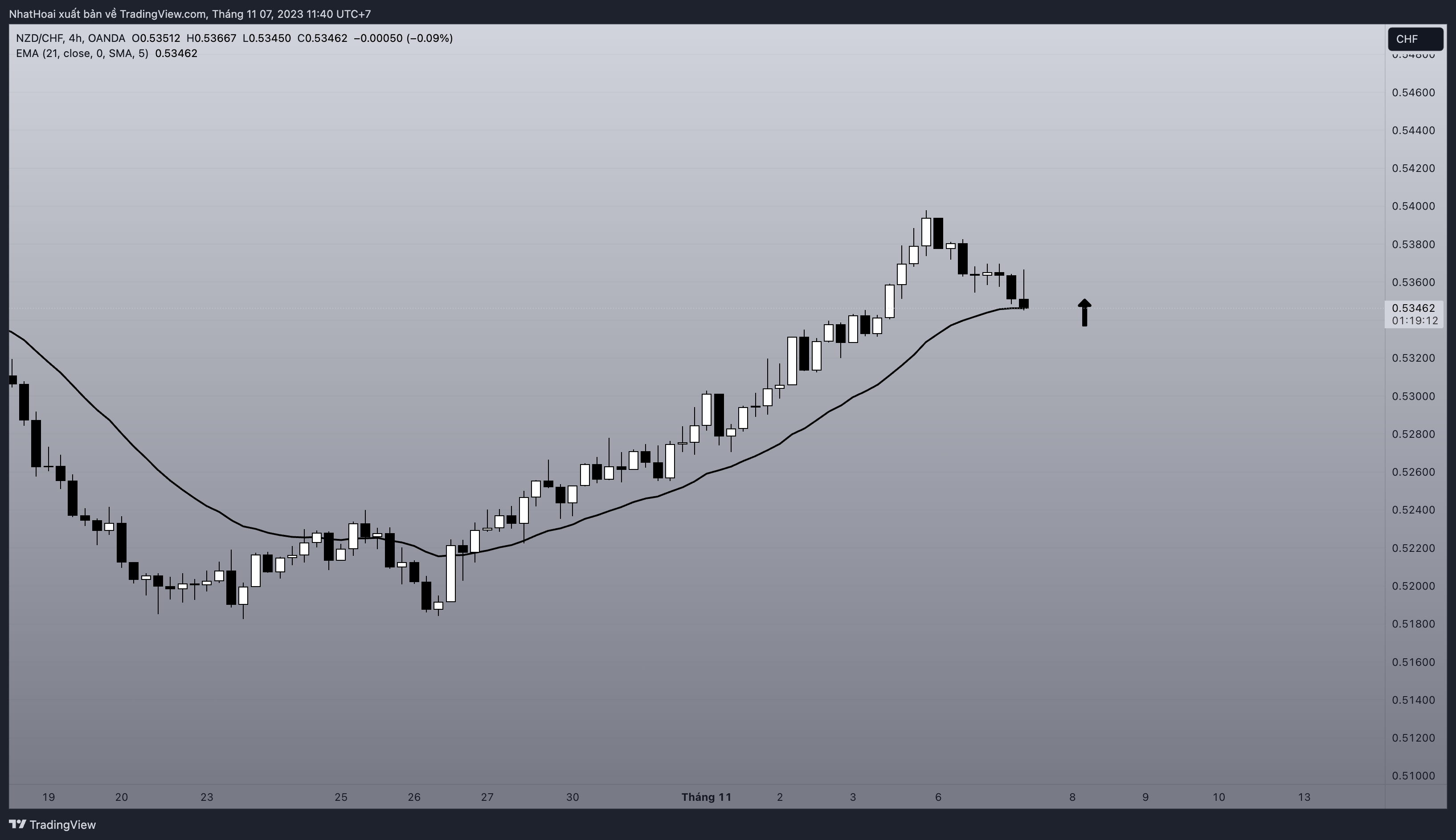 OANDA:NZDCHF Chart Image by NhatHoai