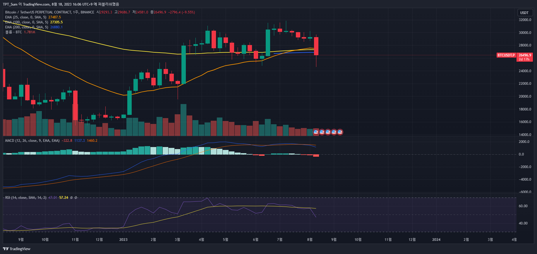 BINANCE:BTCUSDT.P Chartbild von tptsum