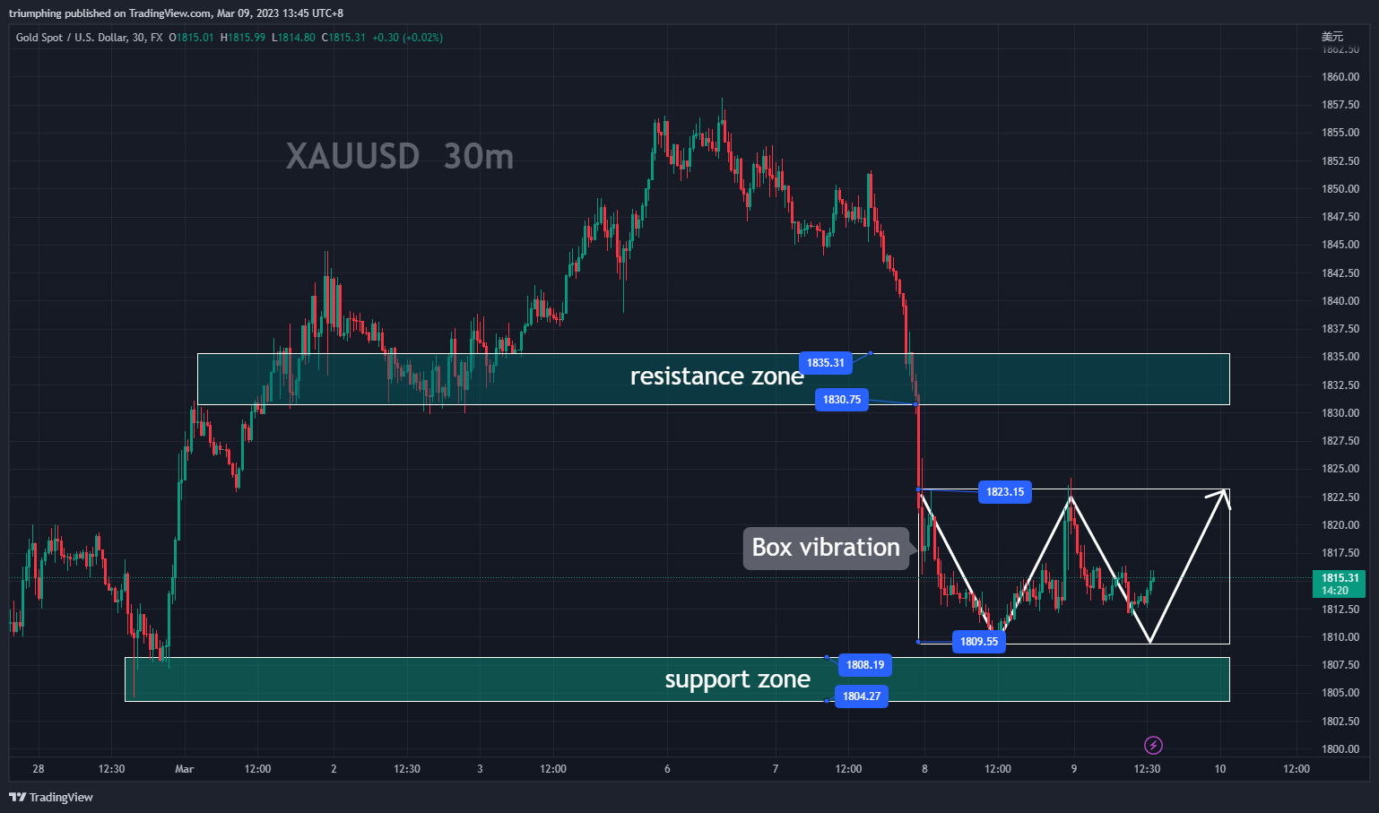 FX:XAUUSD Chart Image by triumphing
